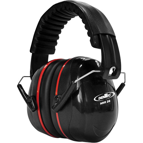 SEALTEC 500 Series Earmuff with Stainless Steel Dual Arms, Folding Headband, 26 dB NRR dB Oxymax Inc