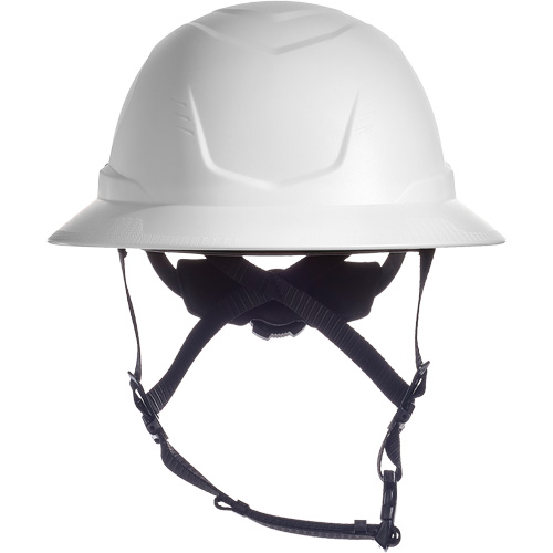 V-Gard H2&reg; Full Brim Safety Helmet, Ratchet Suspension, Non-Vented Oxymax Inc