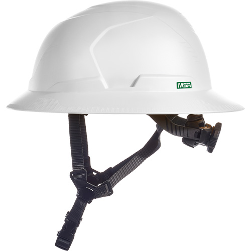 V-Gard H2&reg; Full Brim Safety Helmet, Ratchet Suspension, Non-Vented Oxymax Inc
