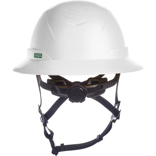 V-Gard H2&reg; Full Brim Safety Helmet, Ratchet Suspension, Non-Vented Oxymax Inc