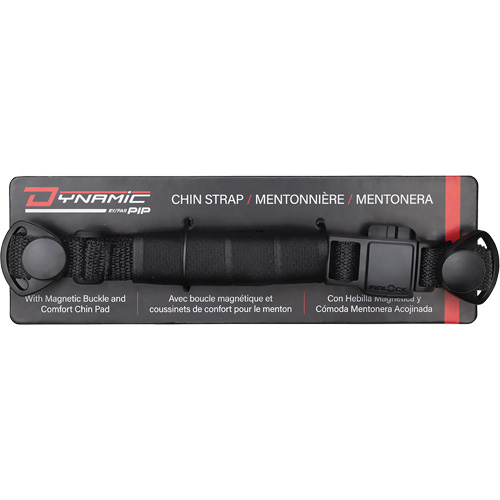 Sangle mentonni&egrave;re &agrave; 4 points Dyna-Clic avec attache magn&eacute;tique et coussinet mentonnier Oxymax Inc