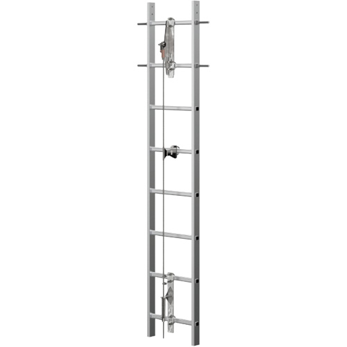 VI-Go&reg; Vertical Cable Ladder Safety System, Galvanized Steel Oxymax Inc
