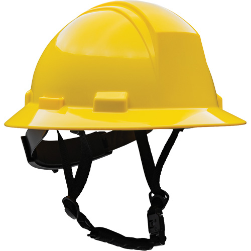 Kilimanjaro Full Brim Safety Helmet with HDPE Shell, Meets CSA Type 2, Ratchet Suspension, Non-Vented Oxymax Inc