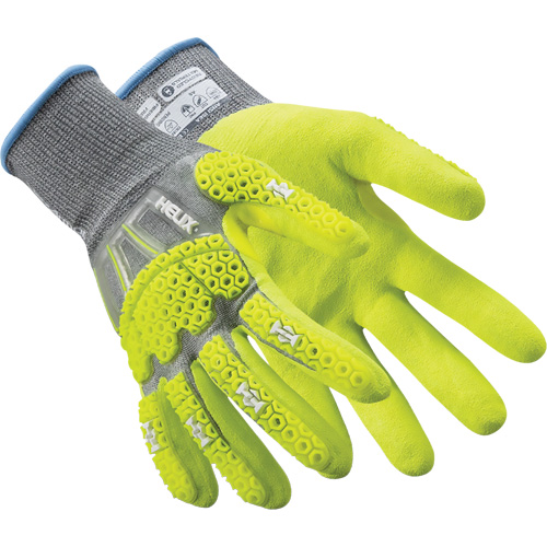 Gants antichocs Helix 3014IMP, 12/3T-Grand, Paume en PEHP, Poignet &eacute;lastique/Poignet en tricot Oxymax Inc