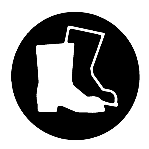 &eacute;tiquettes avec pictogramme Right to Know - Combinaison pleine protection, Vinyle, Feuille, 5/8" lo x 3/4" la Oxymax Inc