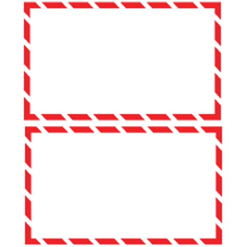 WHMIS Labels 200/Pkg, Paper, Roll, 4-3/4" L x 8-1/2" W Oxymax Inc