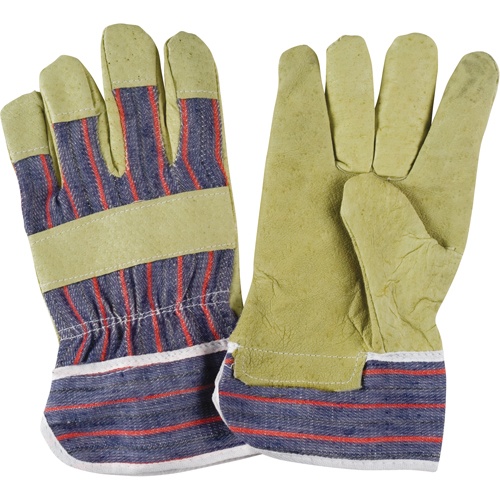 Abrasion-Resistant Comfort Fitters Glove, Large, Grain Pigskin Palm, Cotton Inner Lining Oxymax Inc