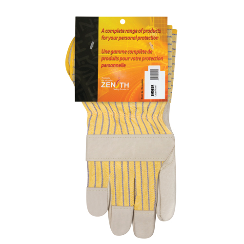 Standard-Duty Dry-Palm Fitters Gloves, Large, Grain Cowhide Palm, Cotton Inner Lining Oxymax Inc