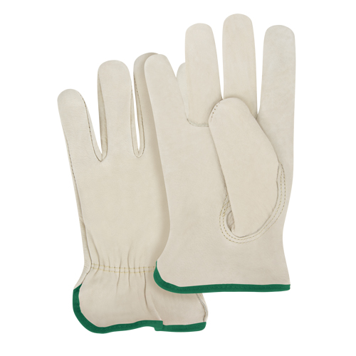 Gants pour conducteurs &agrave; ajustement serr&eacute;, Moyen, Paume en Cuir fleur de vache Oxymax Inc