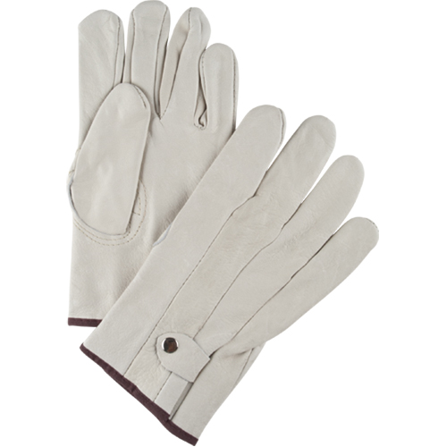 Gants de cordeur d'usage standard, Grand, Paume Cuir fleur de vache Oxymax Inc