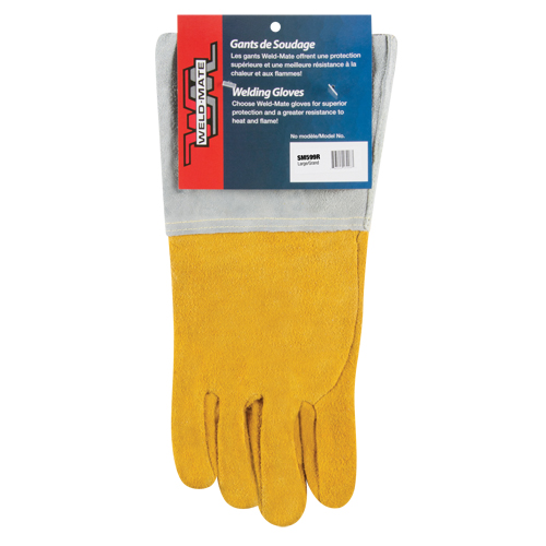 Superior Fit TIG Welding Gloves, Split Deerskin, Size Large Oxymax Inc