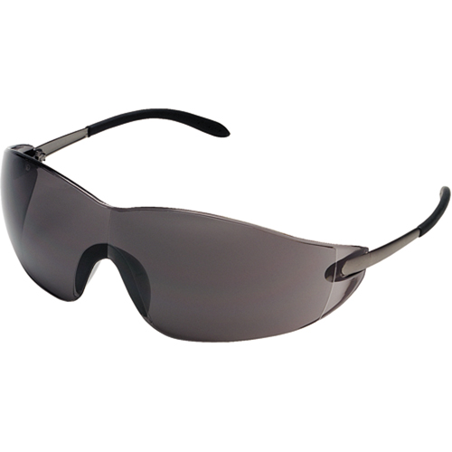 Blackjack&reg; Safety Glasses, Grey/Smoke Lens, Anti-Scratch, ANSI Z87+/Meets/Exceeds CSA Z94.3 Oxymax Inc