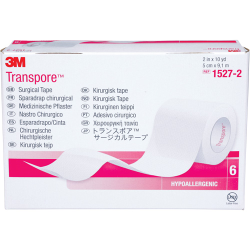 Ruban chirurgical Transpore, Classe 1, 30' lo x 2" la Oxymax Inc