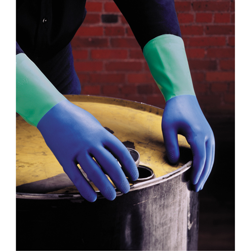 Gants Protector, Taille 6/Petit/6,5, 13" lo, Nitrile/Latex de caoutchouc, Doublure en Ouat&eacute;e, 28 mils Oxymax Inc