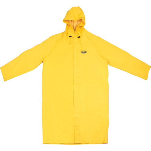V&ecirc;tement imperm&eacute;able Hurricane ignifuge et r&eacute;sistans &agrave; l'huile, manteau de 48', 3T-Grand, Jaune Oxymax Inc