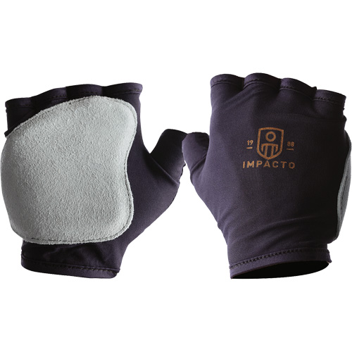 Gants antichocs sans doigts, main gauche, T-petit, Paume en Cuir refendu, Poignet &agrave; enfiler Oxymax Inc