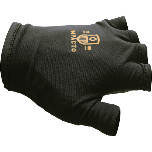 Gants antichocs sans doigts, main gauche, T-petit, Paume en Cuir refendu, Poignet &agrave; enfiler Oxymax Inc