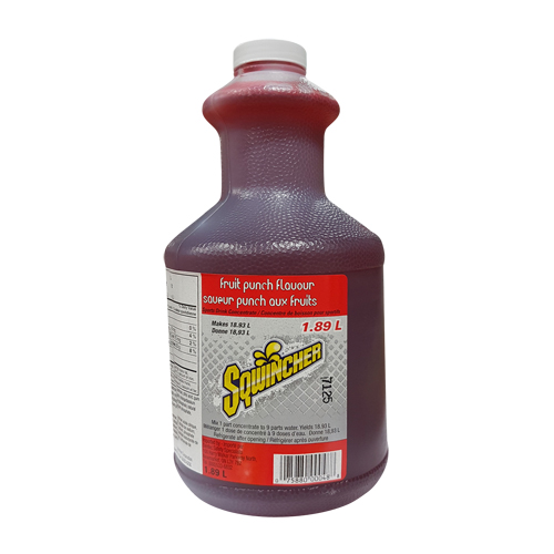 Sqwincher Boisson de r&eacute;hydratation, Concentr&eacute;, Punch aux fruits Oxymax Inc