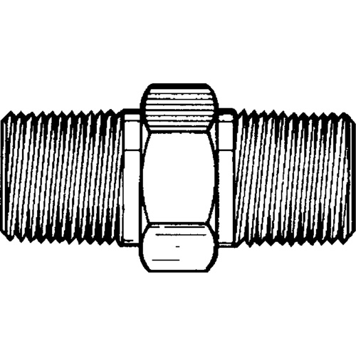 Male Hex Nipple, Brass Oxymax Inc