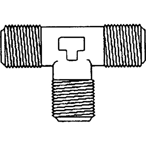 Raccords en T m&acirc;les, Laiton, 1/8" Oxymax Inc