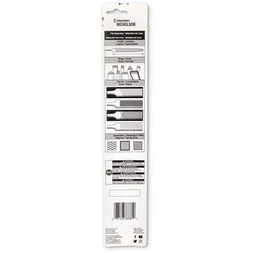 Lime d'affûtage, Plat, 8", Simple/double Oxymax Inc