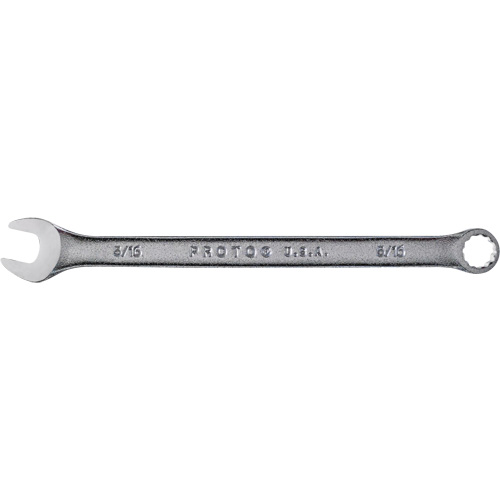 Combination Wrench, 12 Point, 5/16", Satin Finish Oxymax Inc