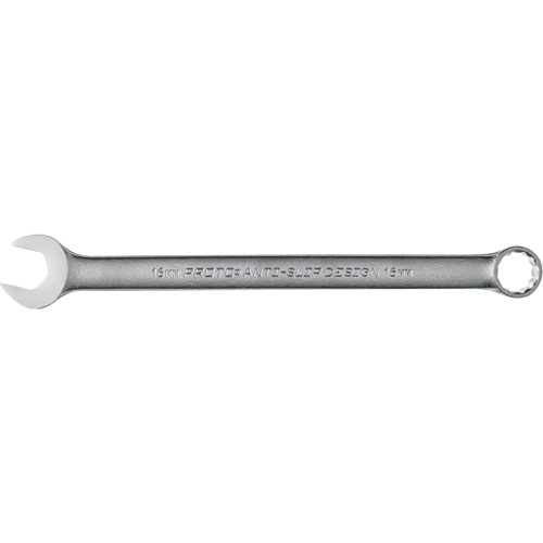 Combination Wrench, 12 Point, 16 mm, Satin Finish Oxymax Inc