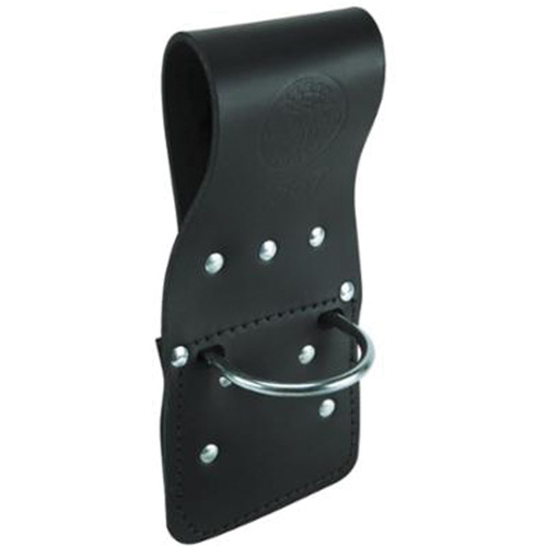 Porte-marteau avec anneau m&eacute;tallique et connexion tunnel, Support pour marteau, Cuir, 1 Poches Oxymax Inc