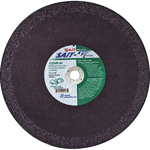 C24R Concrete High Speed Cut-Off Wheel, 12" x 1/8", 1" Arbor, Type 1, Aluminum Oxide, 6300 RPM Oxymax Inc