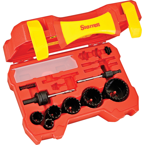 Electrician's Hole Saw Kits, 10 Pieces Oxymax Inc