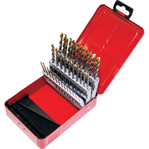 Jobber Drill Set, 60 Pieces, High Speed Steel Oxymax Inc