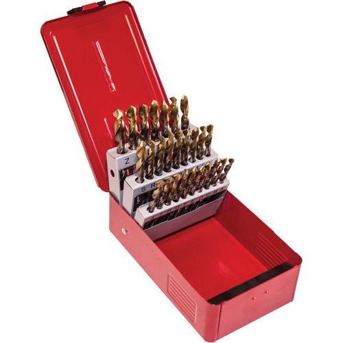 Jobber Drill Set, 26 Pieces, High Speed Steel Oxymax Inc