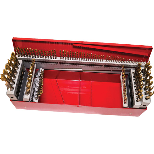 Jobber Drill Set, 115 Pieces, High Speed Steel Oxymax Inc