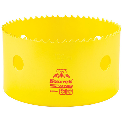 Scie &agrave; cloche bim&eacute;tal 4", 4", Profondeur de la coupe 2", Bim&eacute;tal Oxymax Inc