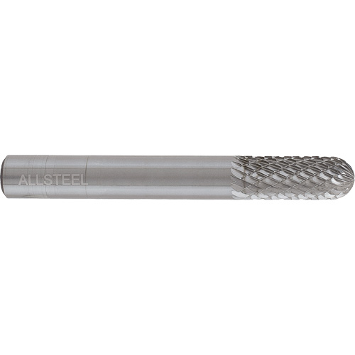 Fraise au carbure cylindrique &agrave; embout rond AllSteel, SC-5, 1/2" dia., 1" profondeur de la coupe Oxymax Inc
