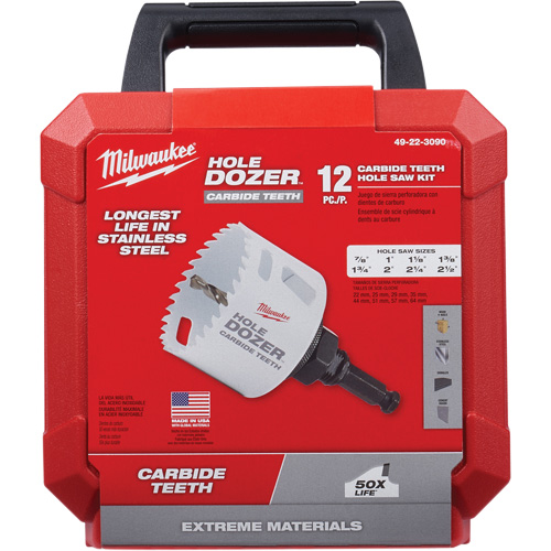 Hole Dozer Hole Saw Kit, 12 Pieces Oxymax Inc