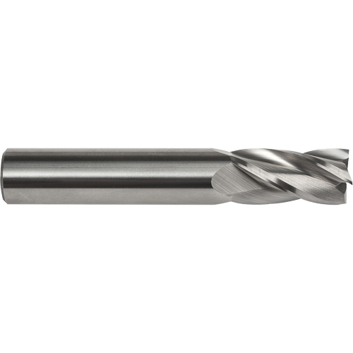Fraise &agrave; embout droit, 3/16" dia., 2" lo, 4 cannelures, 3/16" tige, Carbure Oxymax Inc