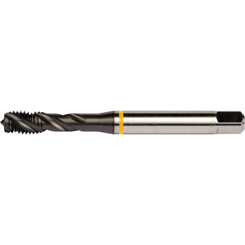 Taraud &agrave; goujures h&eacute;licoidales Yellow Shark, Acier rapide au cobalt, Filet de 7/16"-20, 3,937" l Oxymax Inc