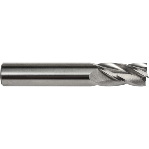 Fraise embout S134, 1/8" dia., 1-1/2" lo, 4 cannelures, 1/8" tige, Carbure Oxymax Inc