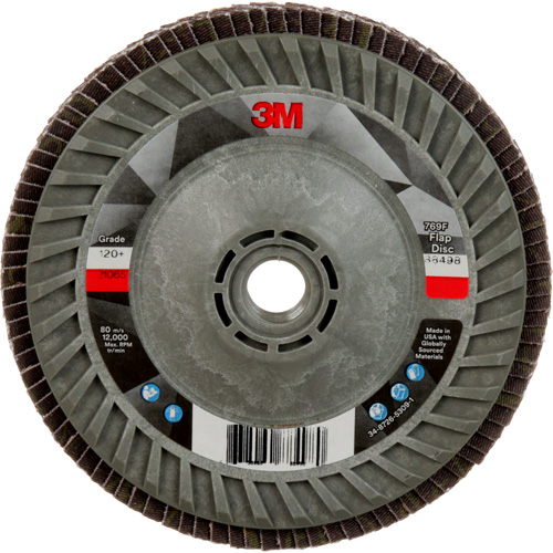 769F Quick Change Flap Disc, 5" x 5/8"-11, Type 29, 120+ Grit, Ceramic Oxymax Inc