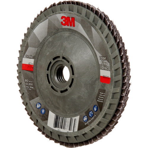 769F Quick Change Flap Disc, 4-1/2" x 5/8"-11, Type 29, 40+ Grit, Ceramic Oxymax Inc