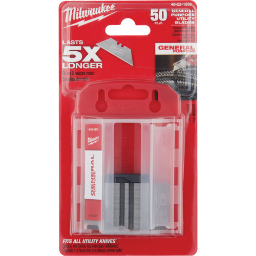 General Purpose Utility Blades with Dispenser, Single Style Oxymax Inc