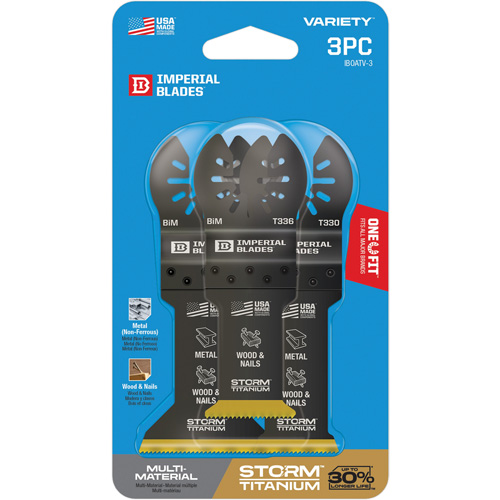 One Fit Storm Titanium Metal & Wood Blade Pack Oxymax Inc