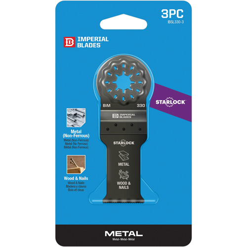 Starlock 1-1/8" Standard Metal Blade Oxymax Inc