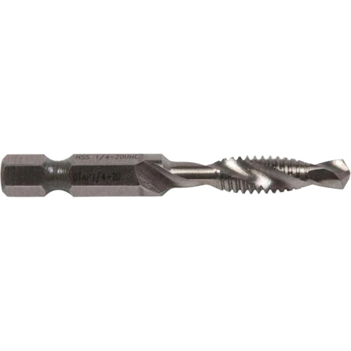 Drill/Tap Bit, 1/4", High Speed Steel Oxymax Inc
