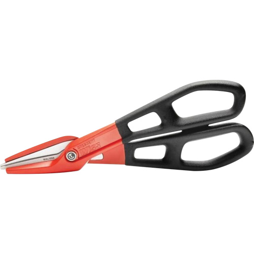 13" Serrated Aluminum Tinner Snip with Dipped Handle, 3" Cut Length, Straight Cut Oxymax Inc