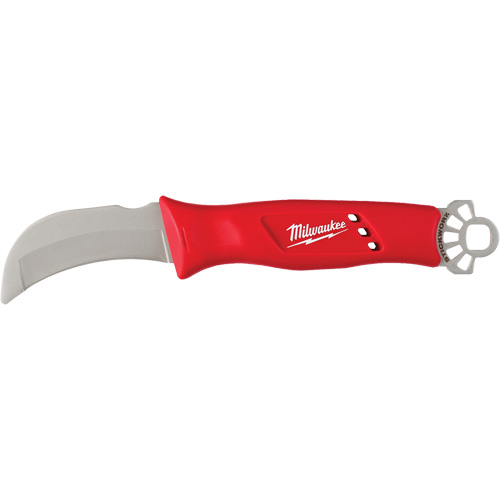 Linemans Blunt Tip Hawkbill Knife with STICKWORK 3-in-1 Ring Oxymax Inc