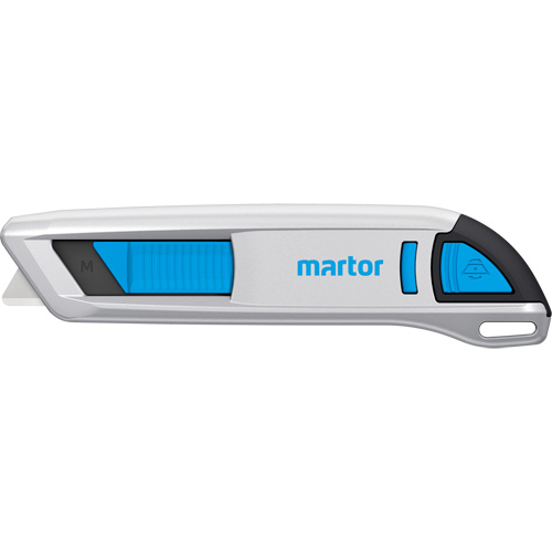 Couteau de s&eacute;curit&eacute; r&eacute;tractable Secunorm 500, 9 mm, Prise en Aluminium Oxymax Inc