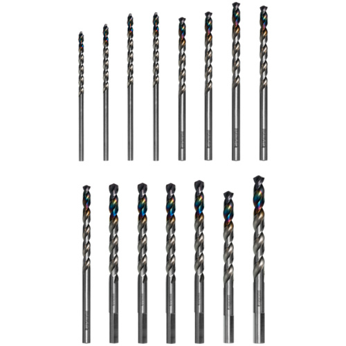 Jeu de forets Metal Demon pour aciers doux, tremp&eacute;s et inoxydables, 15 morcea Oxymax Inc