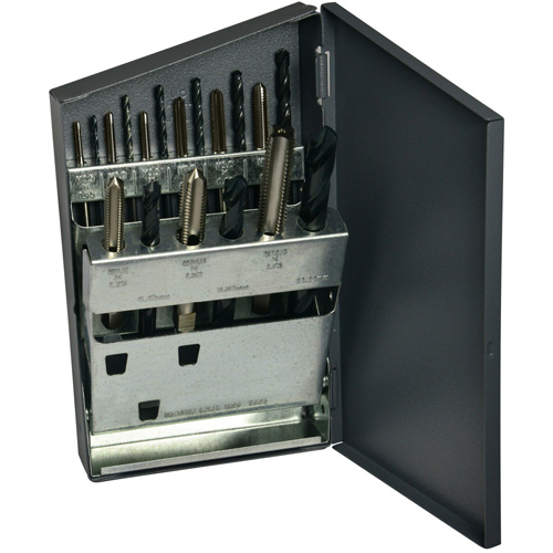 HTGP Metric Jobber Drill & Hand Tap Set, 18 Pieces Oxymax Inc